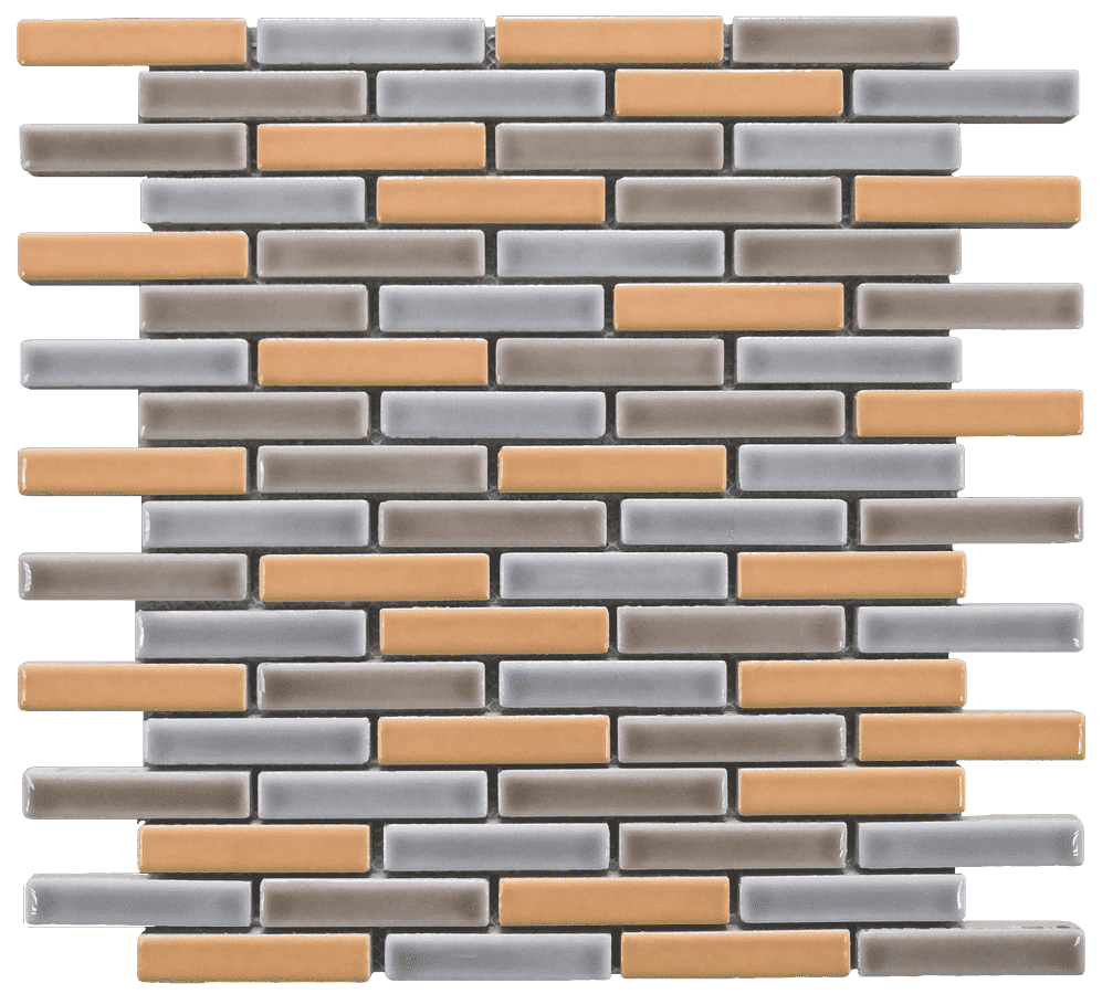 Orange Brick mosaic 30.45х30.45 Bars Crystal