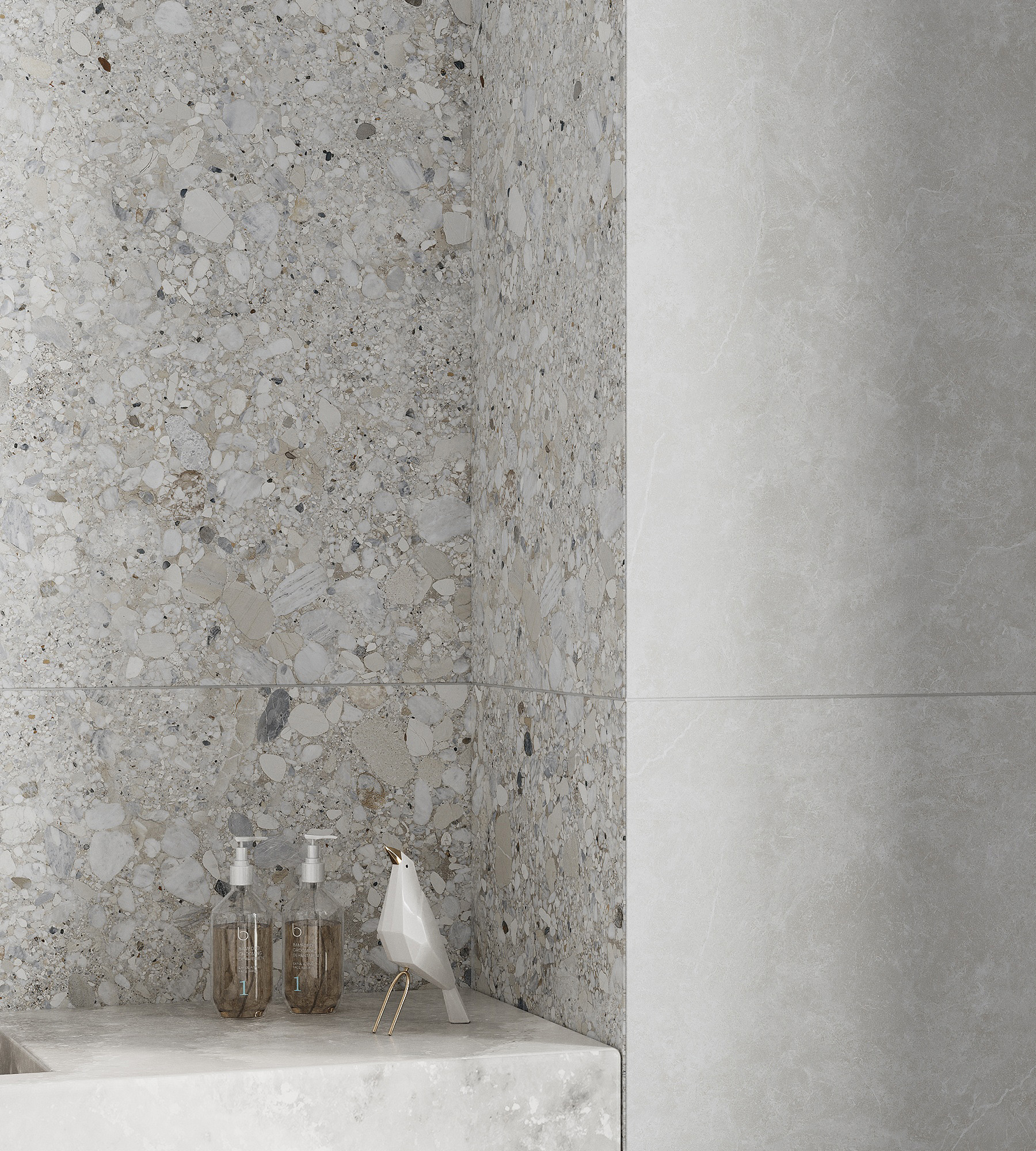 SL1001-A Gliato Terrazzo Solido 60x120 Creanza