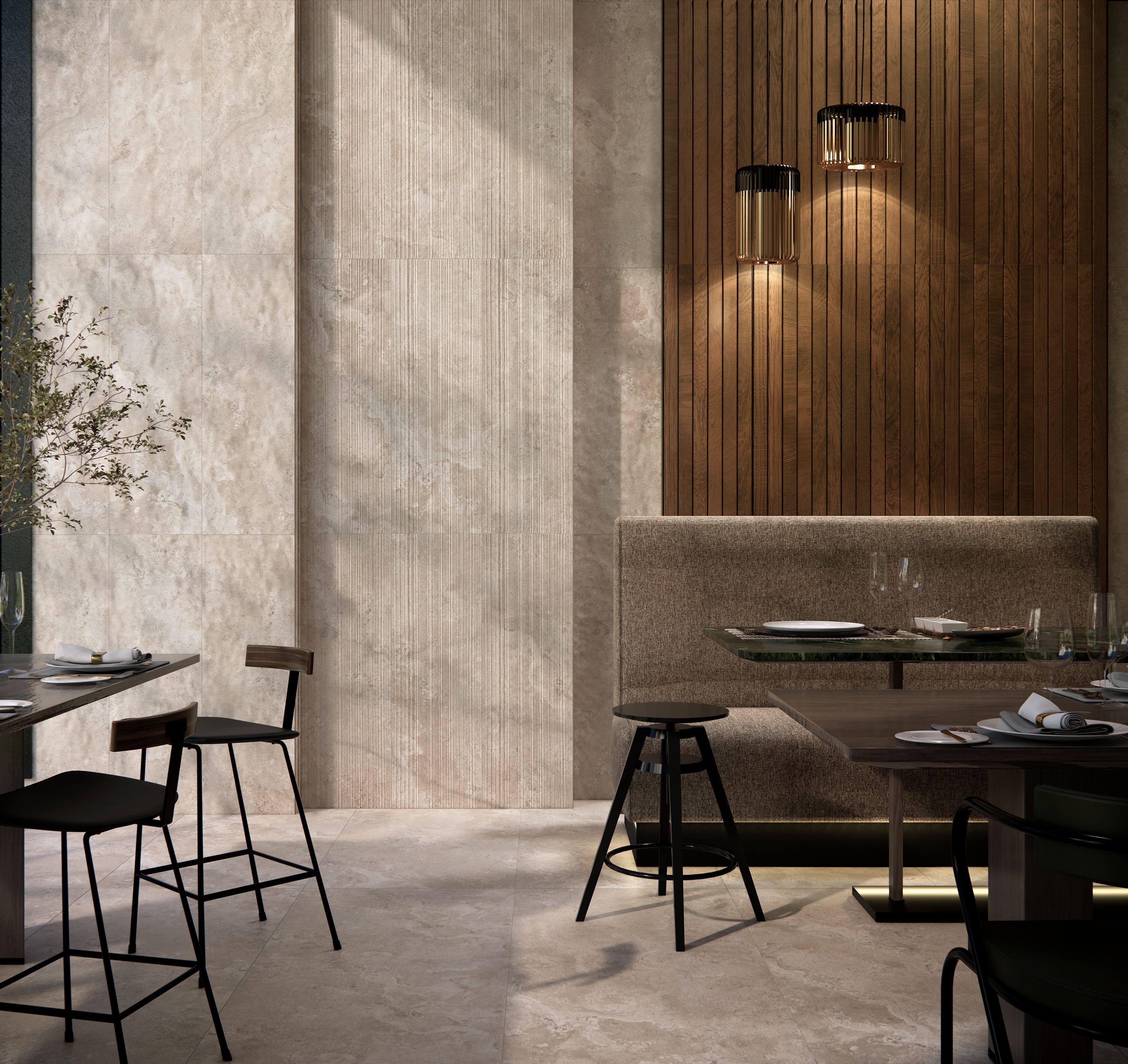 985 Вандефул рельеф линии 32,5x100 Eurotile Ceramica фото 2