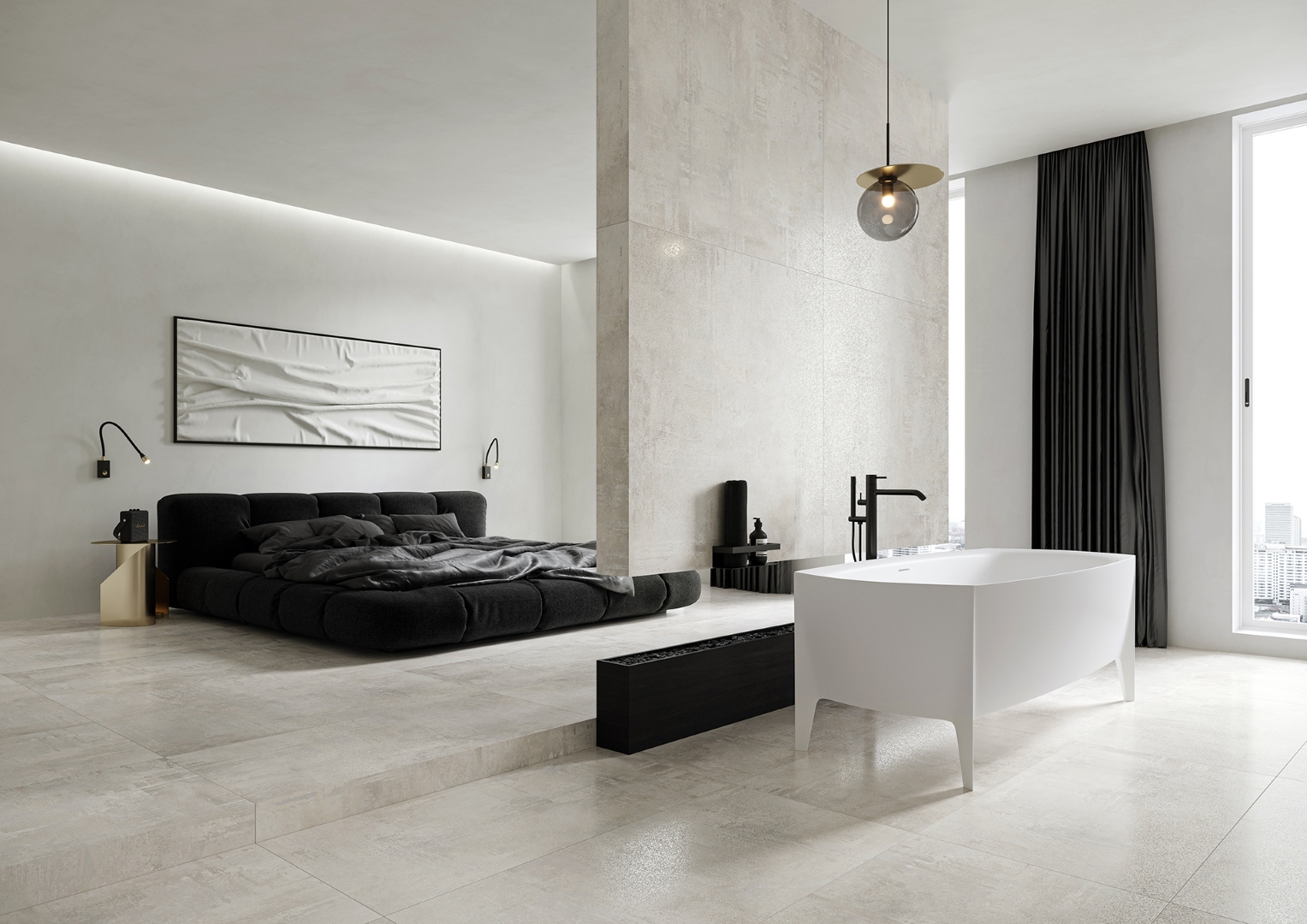 Identity Light Beige Silky Cristal 59,7x119,7 CERRAD фото 5