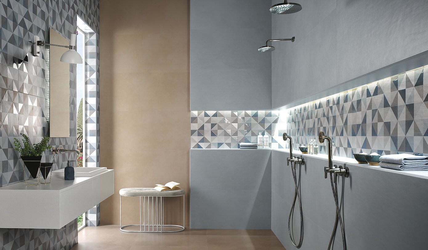 fQHG Milano Mood Antracite Macromosaico Satin 30x30 FAP Ceramiche
