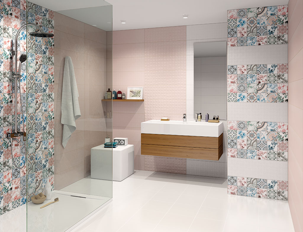 Cromatica Kleber Pink Brillo 25x75 Cifre