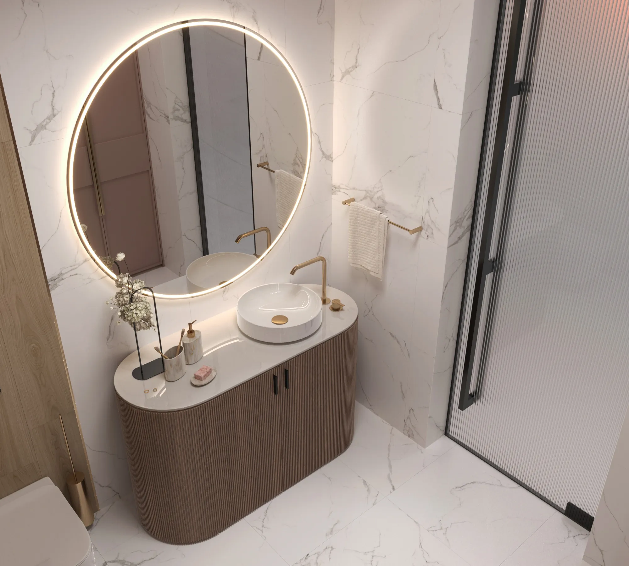 RT6015-A Statuario Fine Matt Rustic 60x60 Arcadia Ceramica фото 14