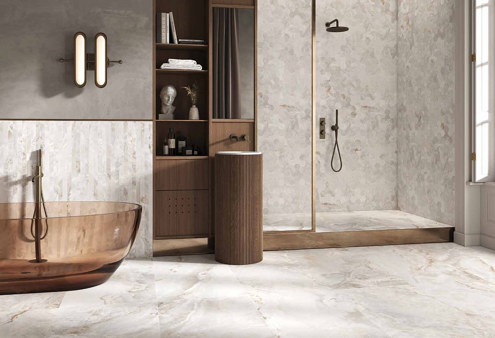 B71175 Glamour Onice Gold Matt Ret 60x120 Bottega фото 5