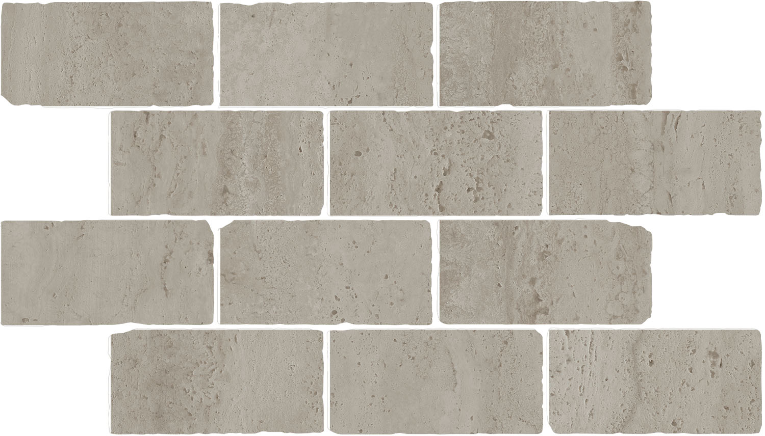 BR033 Бордюр Сан-Марко мозаичный серый матовый обрезной 46,5x26,5x0,9 Kerama Marazzi