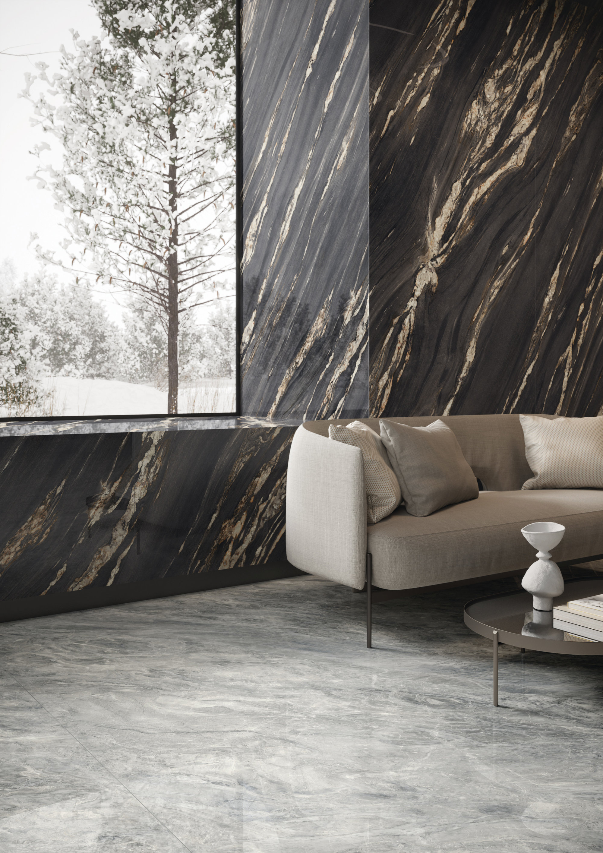 L175446MF6 Marmi Amazonite Luc 6mm 75x150 IRIS FMG фото 13