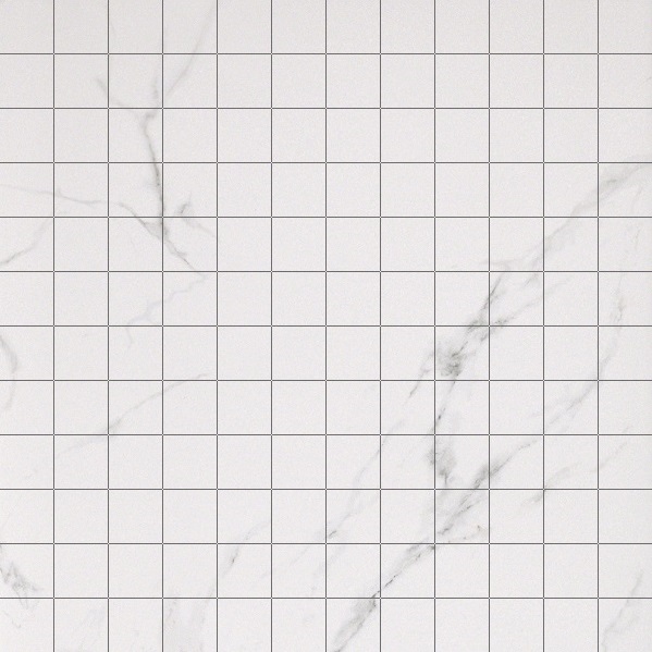 2705117 Marmoker Mosaico Statuario Grigio Lucido 29.5x29.5 Casalgrande Padana