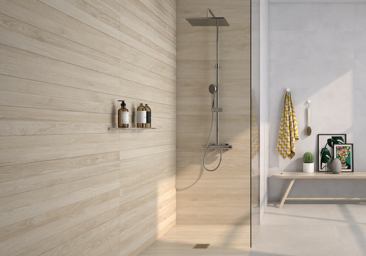 Abbey Roble Rectificado 19.5x120 Roca Ceramica
