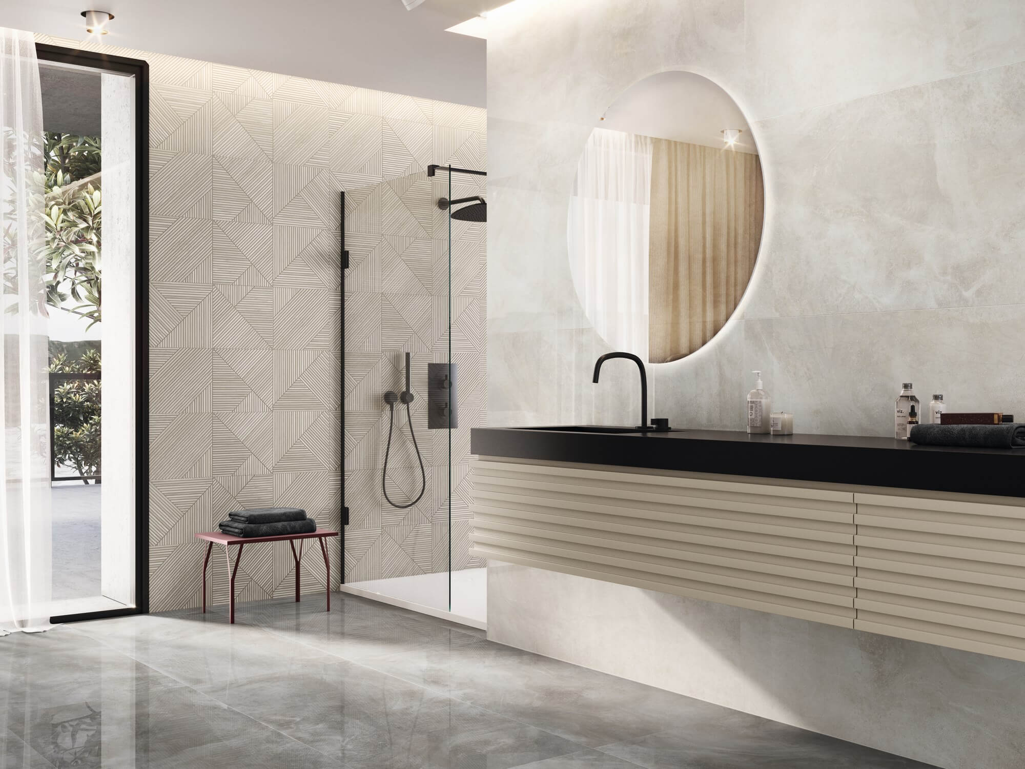 9545 Amazonas Roble Relieve Rect 30х90 Porcelanite Dos