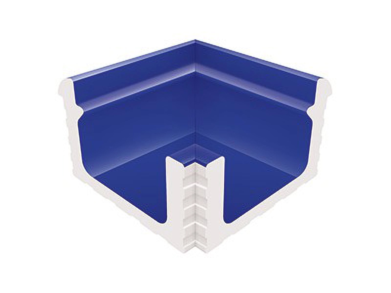 KP137 Переливной лоток керамический внутренний угол Cobalt 24x24 Serapool