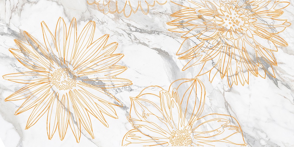 Декор Briere Flower 1 300x600 Beryoza Ceramica