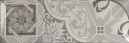 Antique gris brillo bisel 10x30 Monopole Ceramica