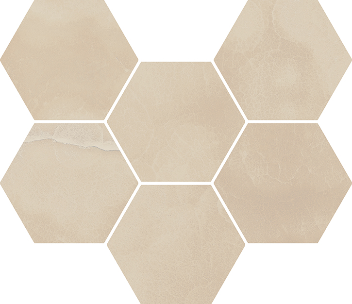 620110000048 Charme Evo Onyx Mosaico Hexagon 25x29 Italon