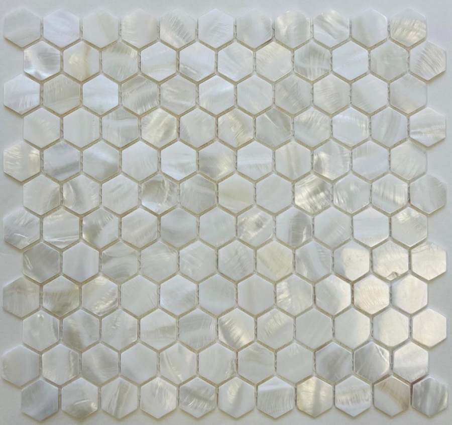 PIX751 Мозаика из натурального перламутра HEX25 285х295x2 Pixmosaic