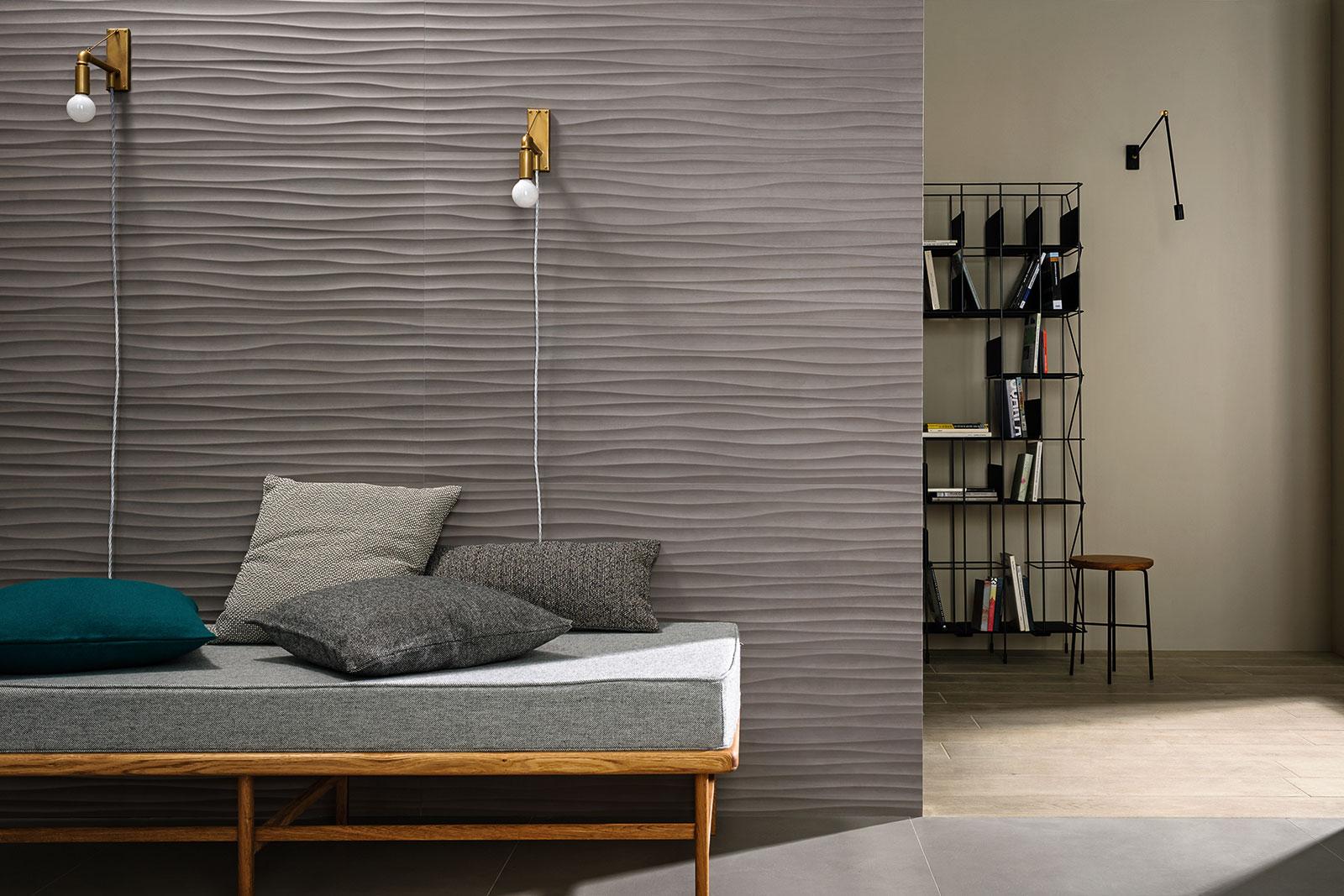 MMFX Materika Wave Struttura Fango 40x120 MARAZZI Italy