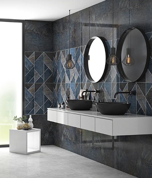 945 Irina Gray Dark 7748 GL Lux 60х60 King Star Ceramic