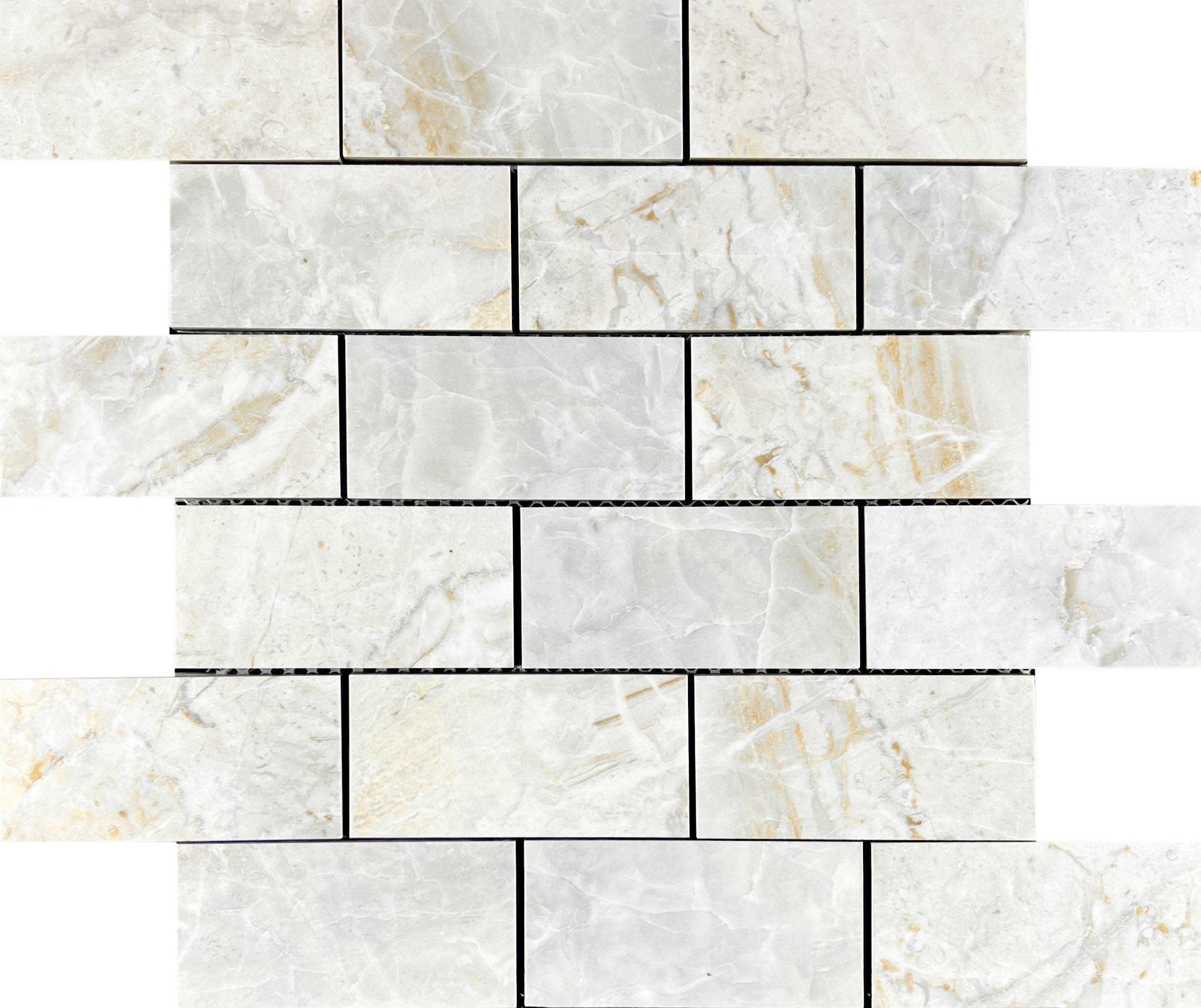 Mosaic Lumix White Brick Bone 346x297 Velsaa