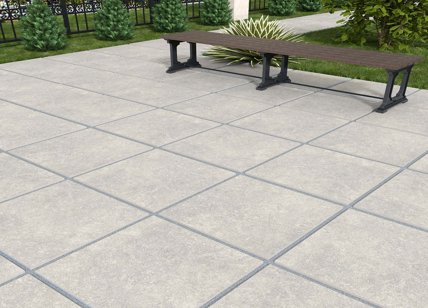 69419 Specter Black Matt 20mm 60x60 Persepolis Tile