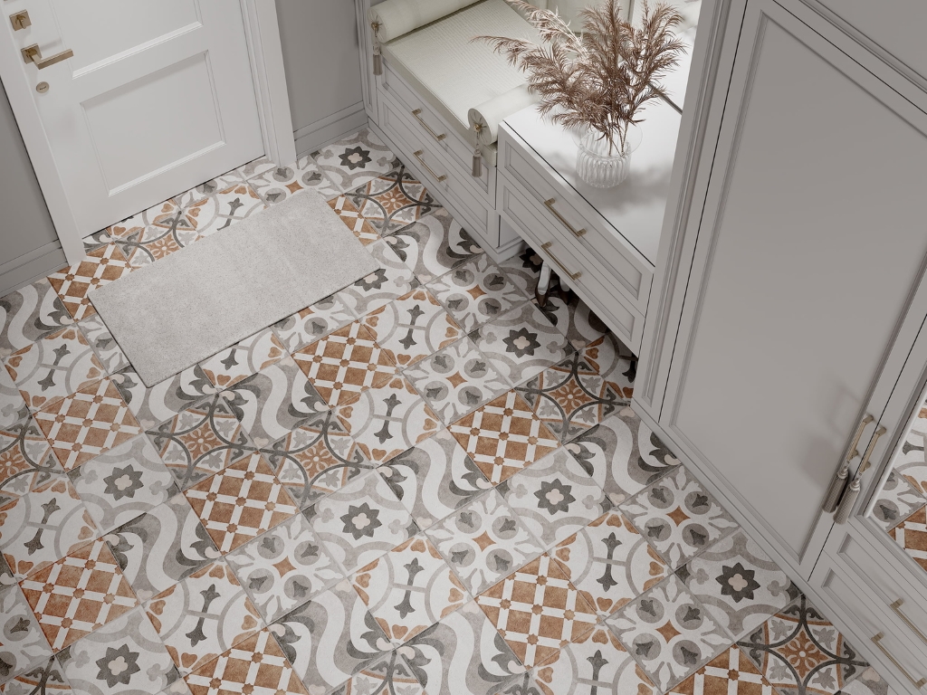 CP4A156 Carpet ступень темно-бежевый 29,8x29,8 Cersanit