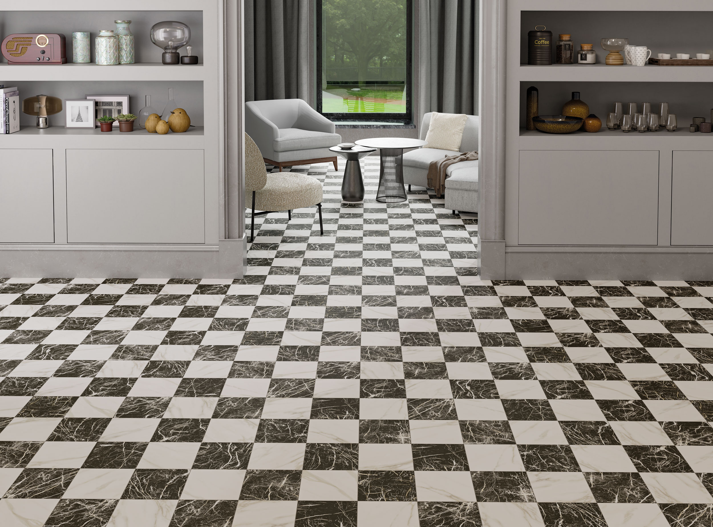 Chess Marquina 44.2x44.2 Realonda фото 4