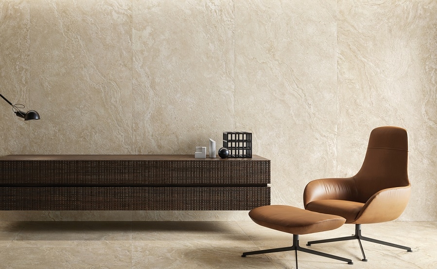06105 Travertino Creme Satin/Ret 120x280 Ceramiche Piemme