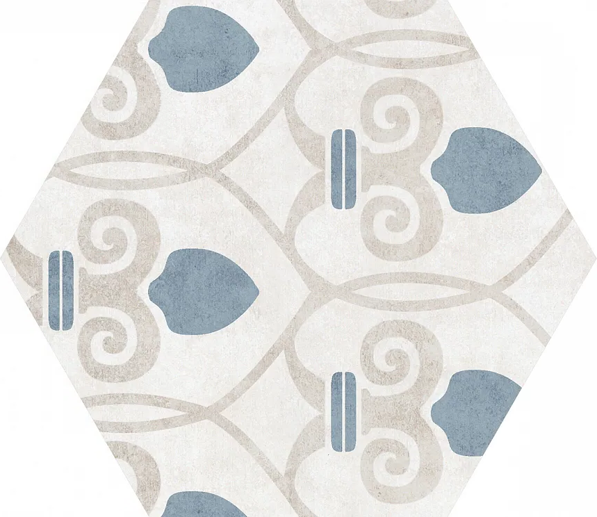 Atrium Hex Alpha Mix-Azul 25.8x29 Pamesa