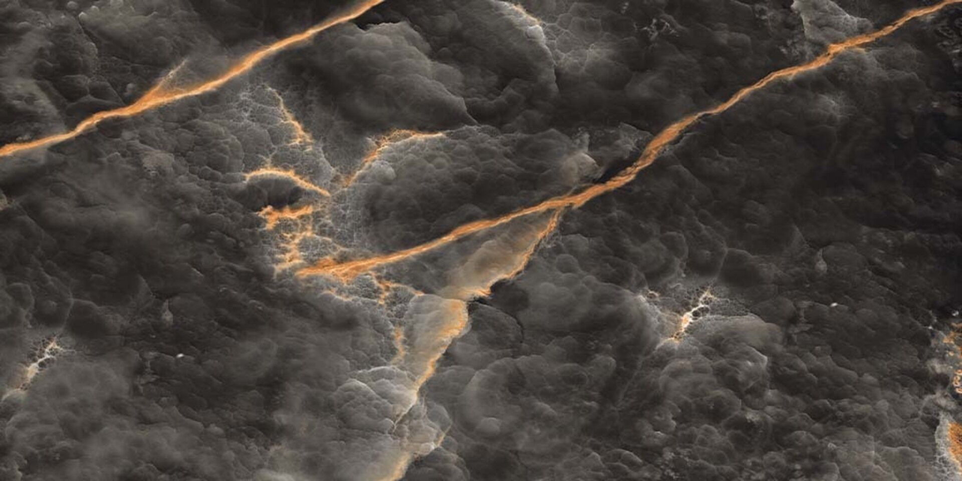 Volcanic Nero Shiny Sugar 60x120 Gravita