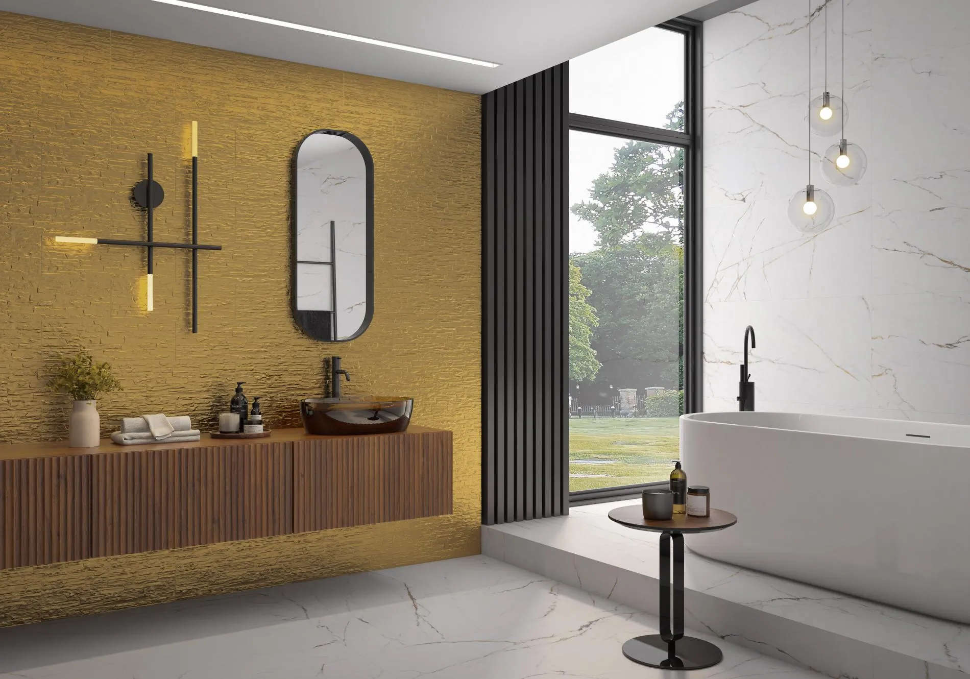 Torano M Dorado compacglass Rect (n) 60x120 Pamesa фото 3