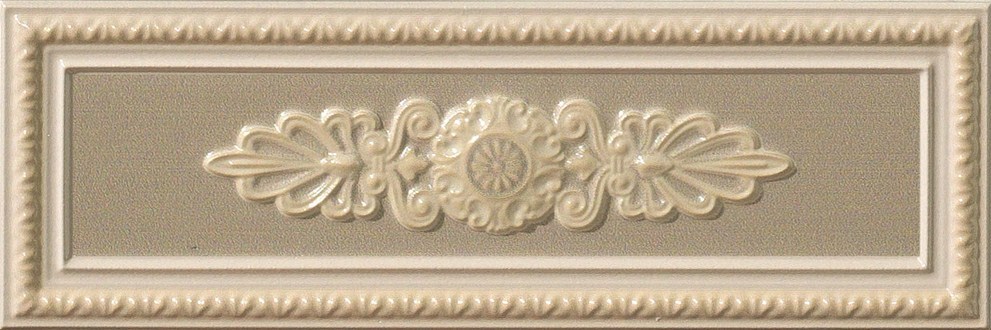 P17037 LIRICA TORTORA DECORO CORNICE 10x30 Vallelunga