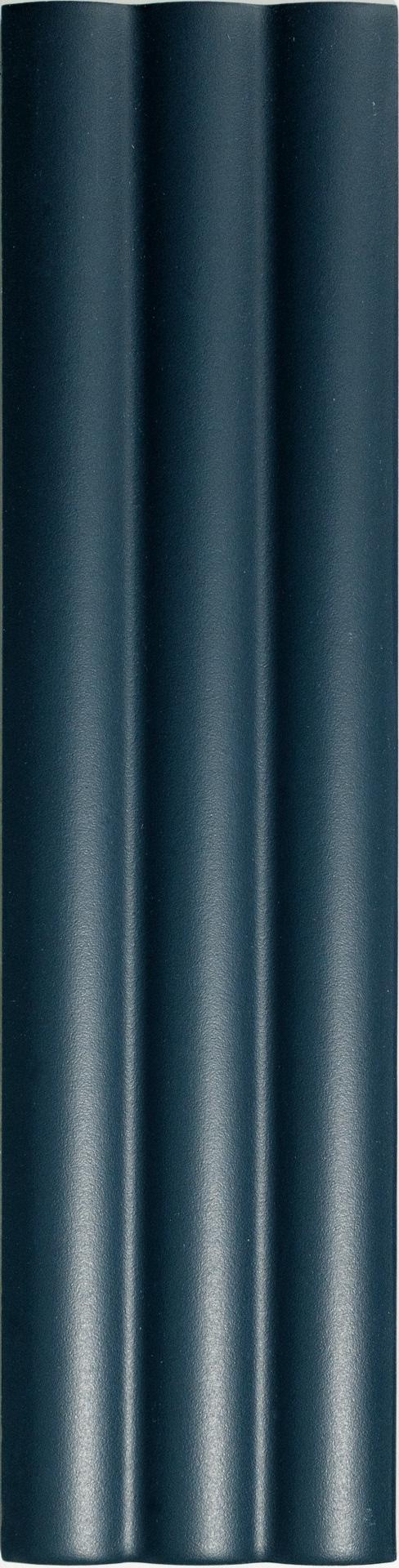 130860 Match Curved Midnight Blue Matt 6.25x25 DNA Tiles