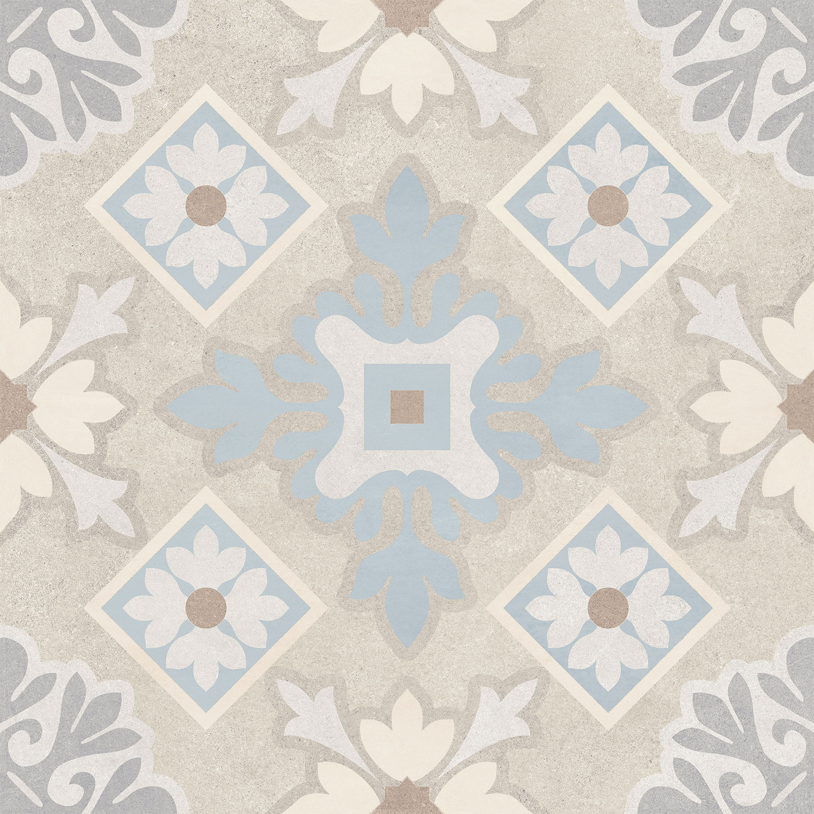 GFU6060FLL46R Floral матовый карвинг 600x600x9 Alma Ceramica (Уралкерамика)