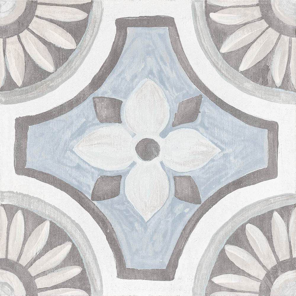 ADOBE Monza Decor White Mate 20x20 Cifre