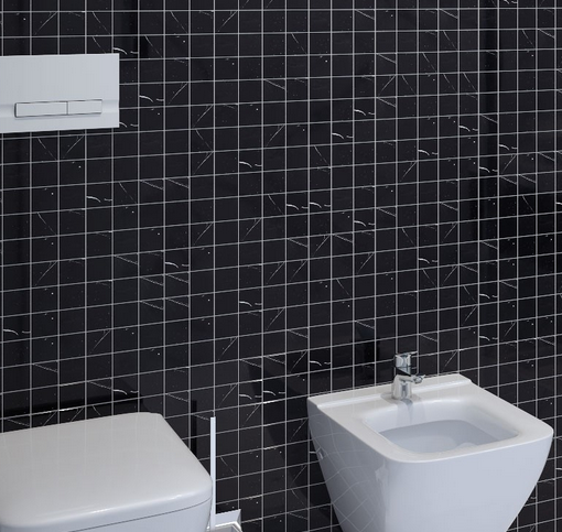 JMST034 Black Polished 30.5X30.5 StarMosaic