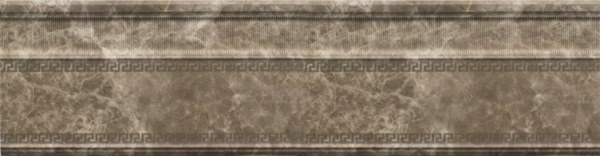 240796 Battiscopa Grigio 15x58,5 Versace (Gardenia Orchidea)