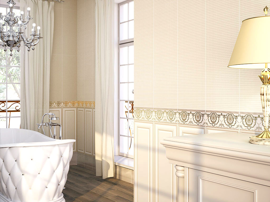 Loire Moldura Candes Ivory 5x25 Ape Ceramica