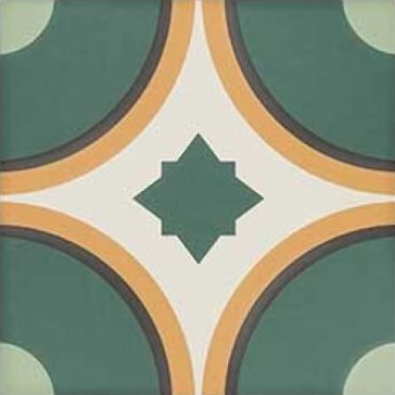 SYNC CIRCLE GREEN 15x15 DNA Tiles