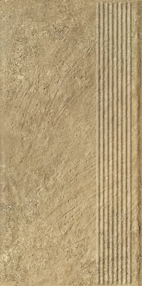 Eremite Beige Stopnica Prosta Struktura Mat 30x60 Paradyz