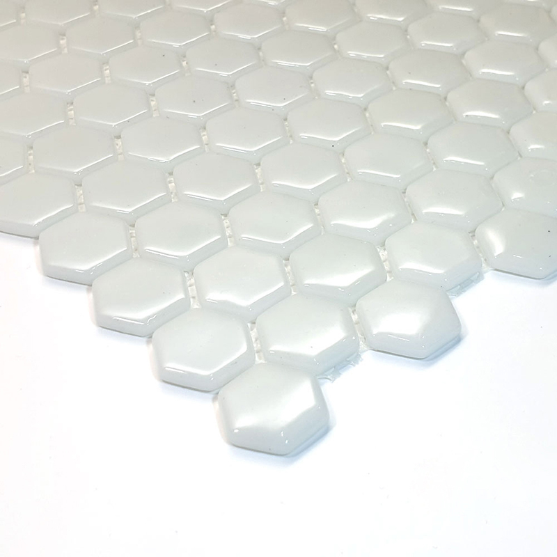 STP-WH001-HEX стекло (25) 300х300 Natural