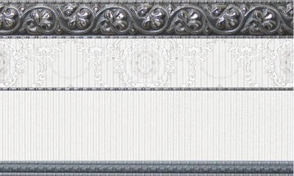 Zocalo Alba Platino 15x25 Azulejo Espanol
