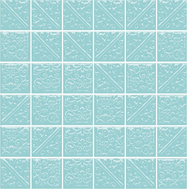 21026 Ла-Виллет бирюзовый 30.1*30.1 Kerama Marazzi