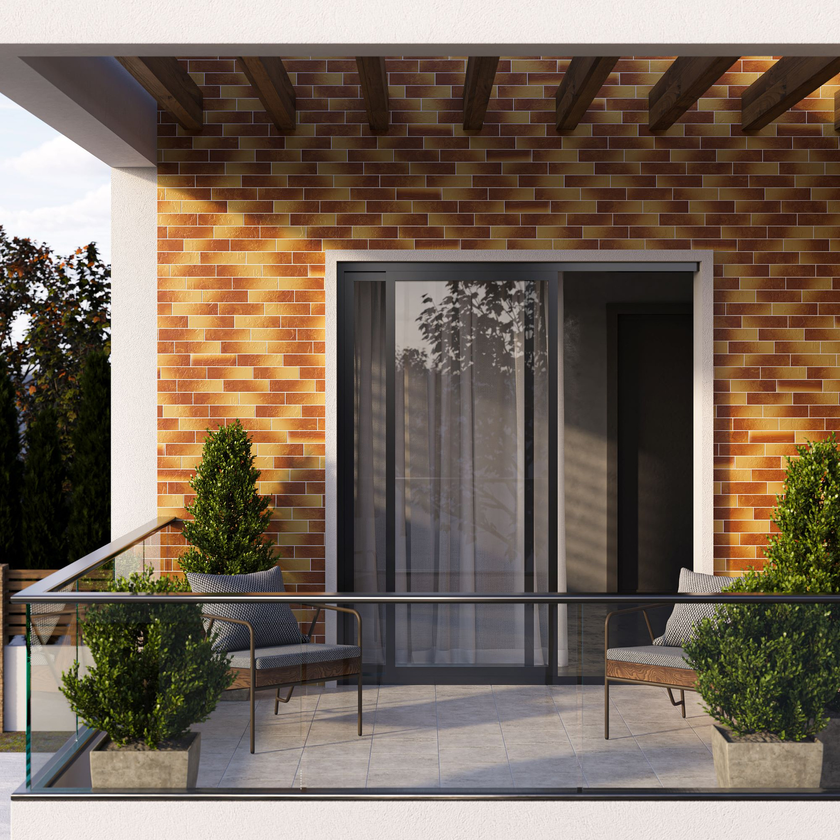 Техас 4 коричневый 6,5x24,5 Керамин фото 3