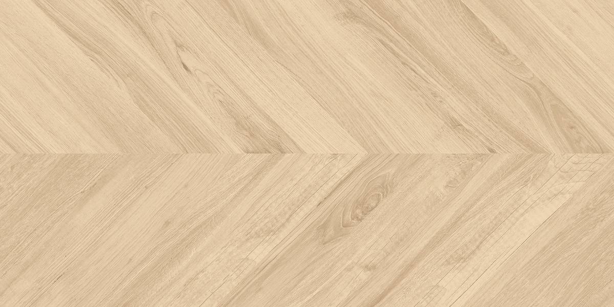 Wood Royal Almond Chevron бежевый матовый карвинг 60х120 Laparet