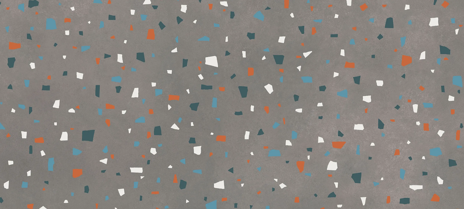NU03XPAC Nuances Antracite Coccio SQ. 6mm 120x280 Italgraniti