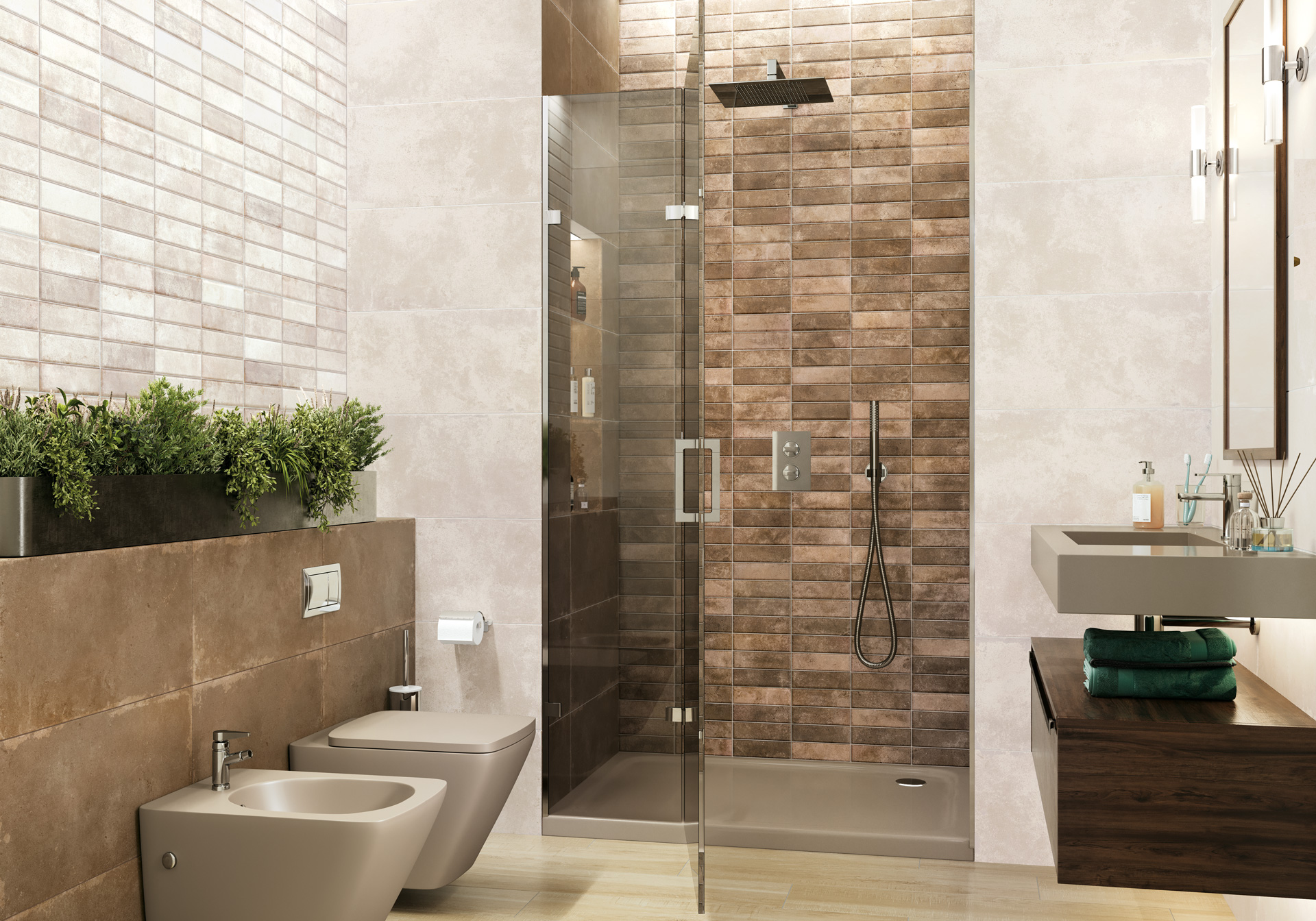 WT36ELR31 Elbrus Brick Marron 300x600x9 New Trend