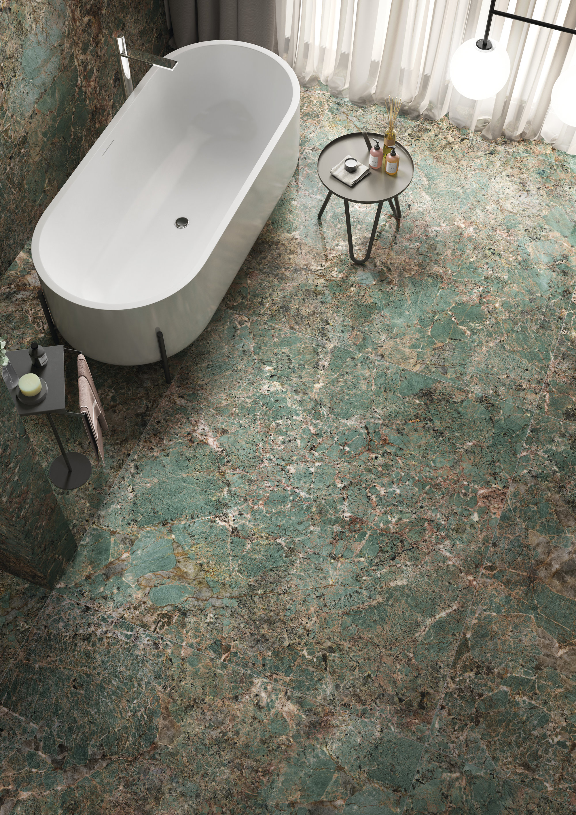 L175446MF6 Marmi Amazonite Luc 6mm 75x150 IRIS FMG фото 28