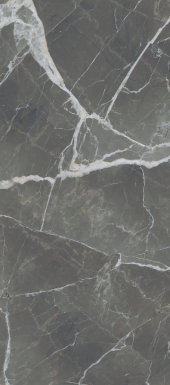 756204 Stones 2.0 Calacatta Black Glossy Ret 80x180 Casa Dolce Casa