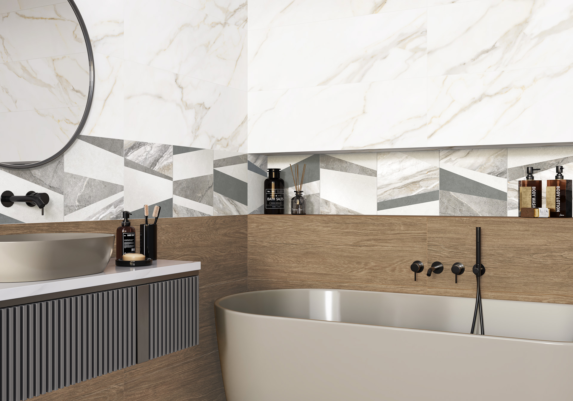 TWU3090ATU77R Anturin матовая 300x900x8.5 Alma Ceramica (Уралкерамика)