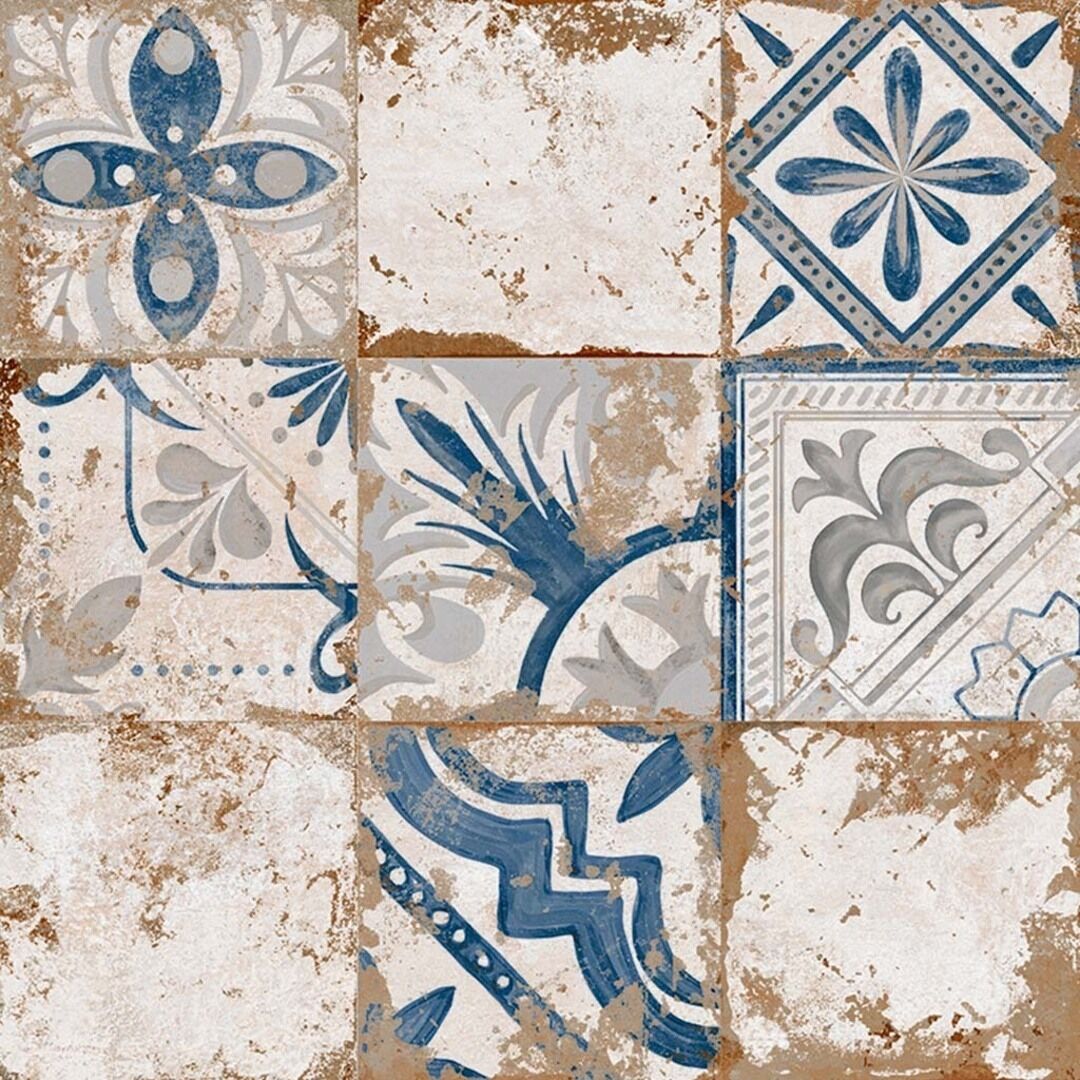 Memory 7 Azul Brillo 58x58 El Molino