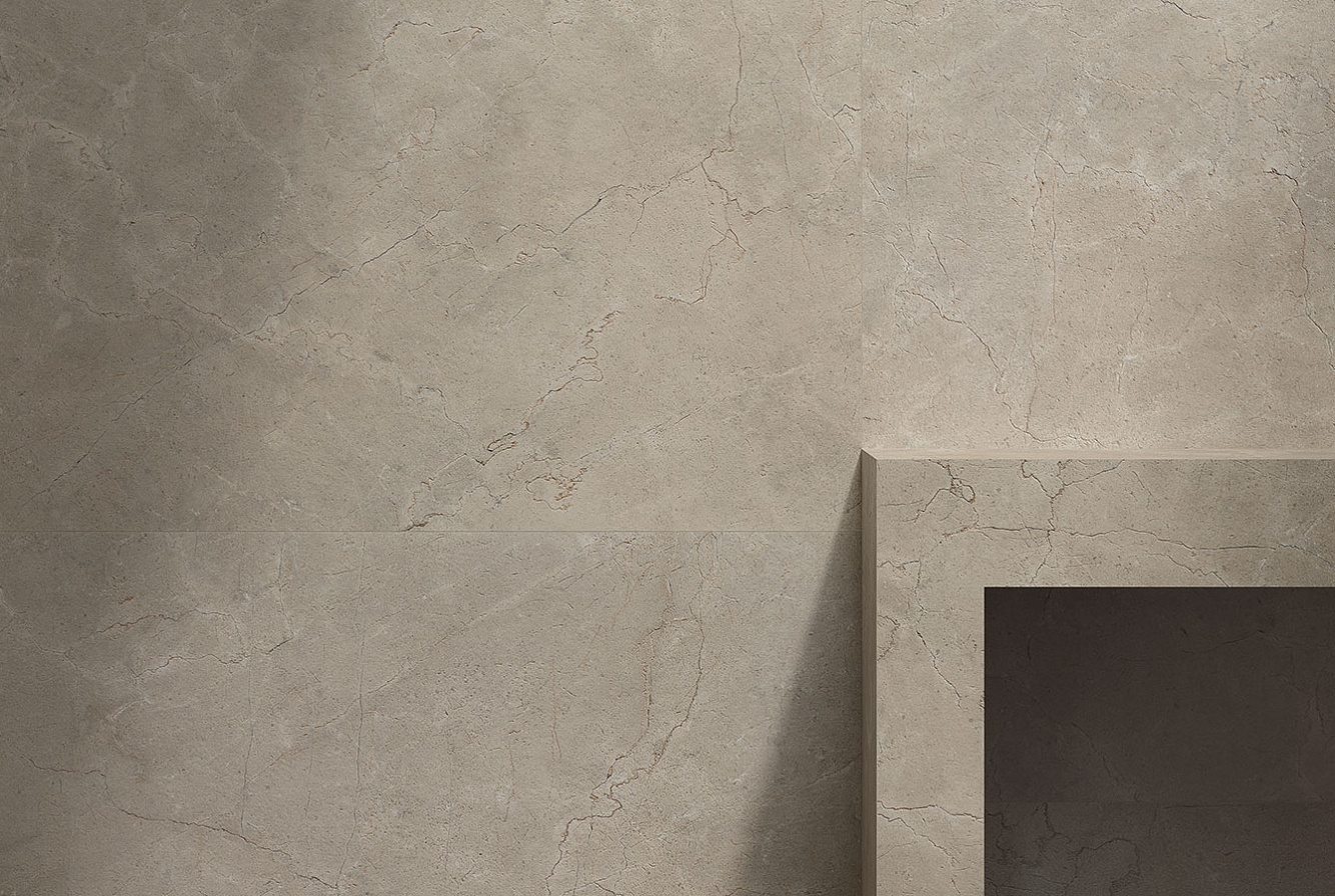 CL03BAS Calcis Visone Stripe SQ. 60x120 Italgraniti