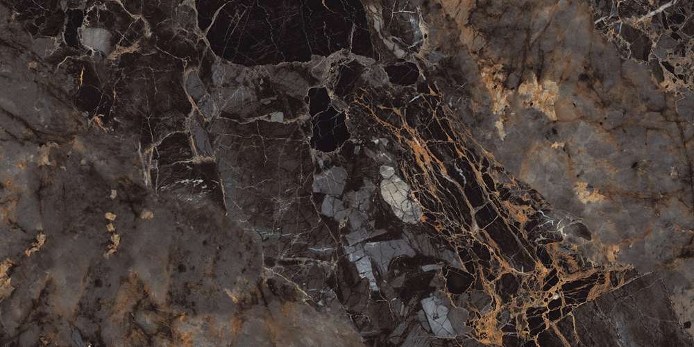 Rock 2005 Dark Gold Carving Polished 60x120 Casati Ceramica